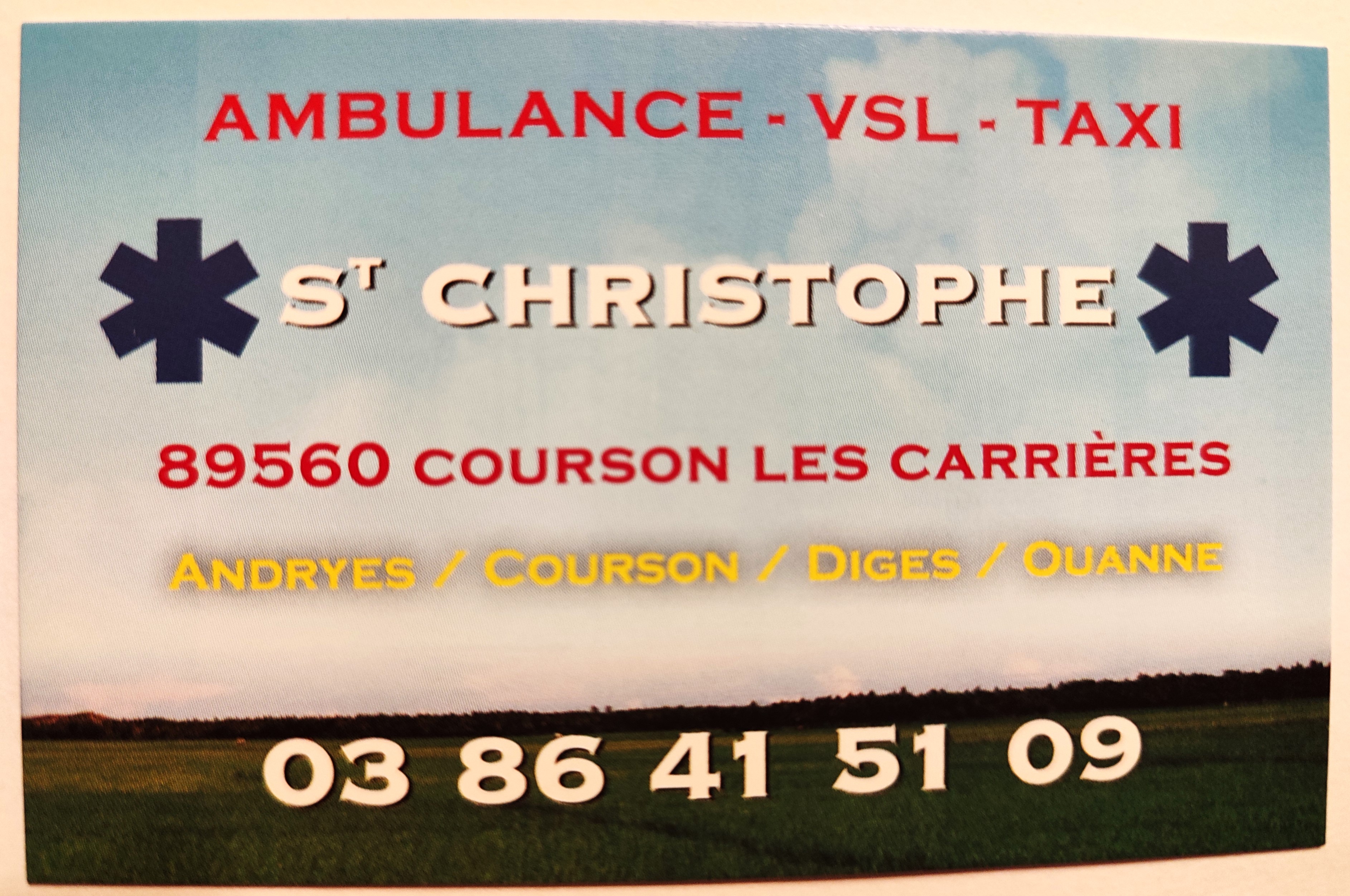 Taxis Saint Christophe