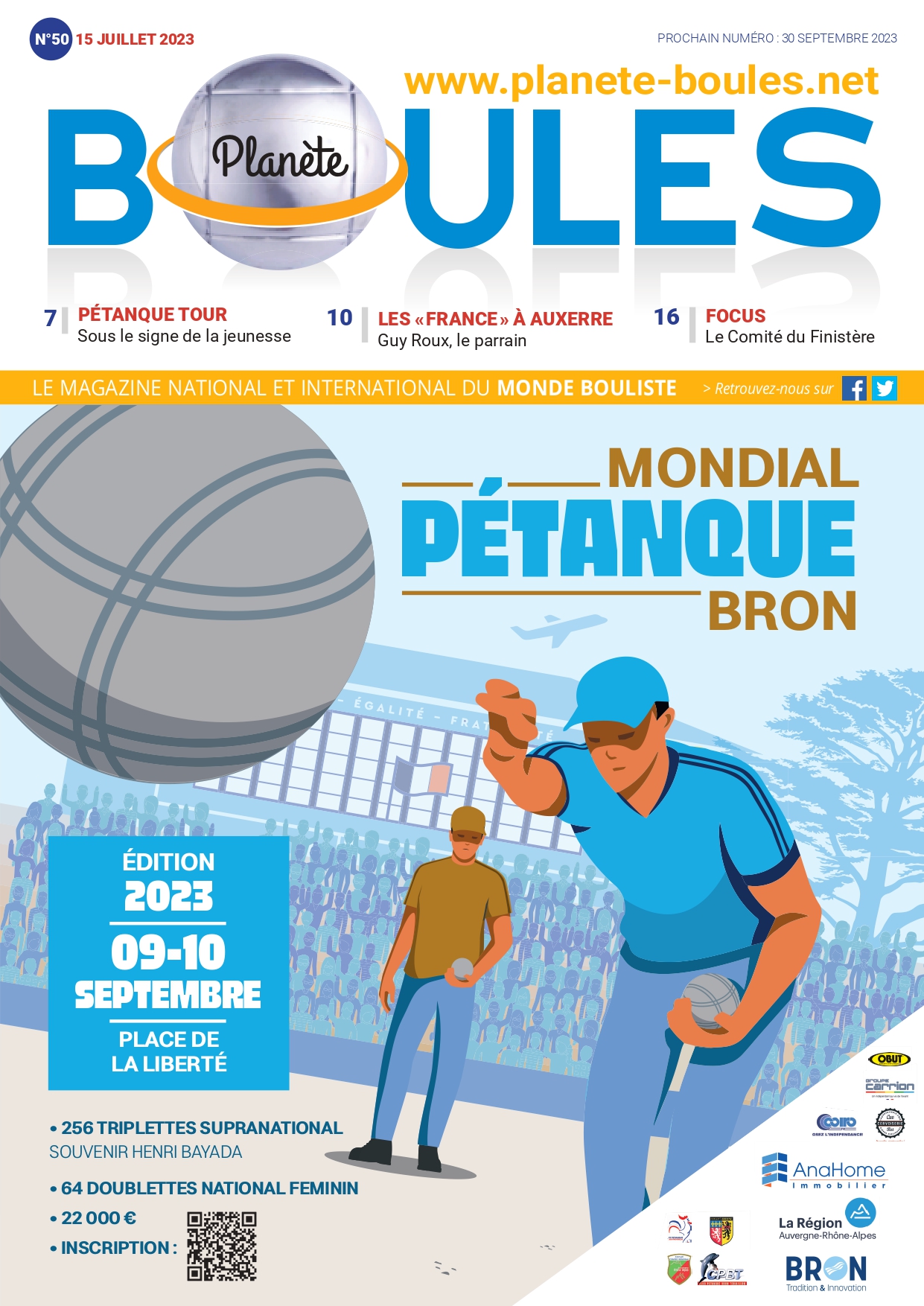 Annonce sortie n°50 de Planète Boule